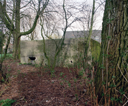 842249 Gezicht op de bunker op het terrein van het voormalige Kartuizerklooster Nieuwlicht (Laan van Chartroise ...